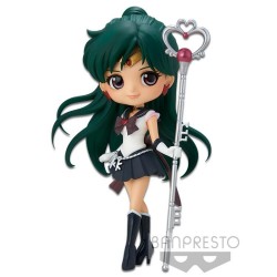 Boneco Sailor Moon Eternal Super Sailor Pluto Q Posket Bandai Banpresto