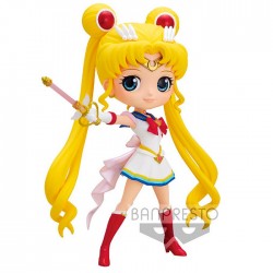 Boneco Sailor Moon Eternal Super Sailor Moon Kaleidoscope Q Posket Bandai Banpresto