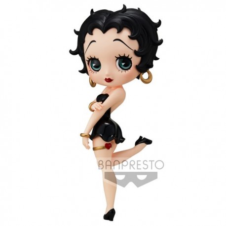 Boneco Betty Boop Black Dress Q Posket Bandai Banpresto