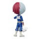 Boneco My Hero Academia Shoto Todoroki Q Posket Bandai Banpresto