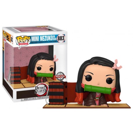 Boneco Demon Slayer Kimetsu no Yaiba Mini Nezuko In Box Special Edition Pop  Funko 883