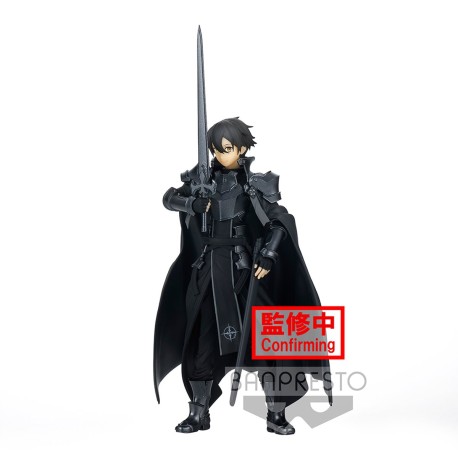 Boneco Sword Art Online Alicization Rising Steel Knight Kirito Bandai Banpresto