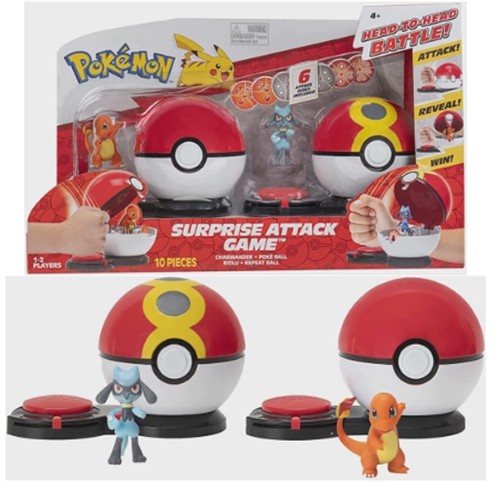 Pokemon Poké Bola Ataque Surpresa Charmander E Riolu