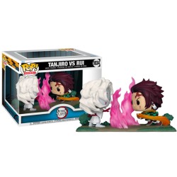 Boneco Demon Slayer Kimetsu no Yaiba Tanjiro Vs Rui Pop Funko 1034