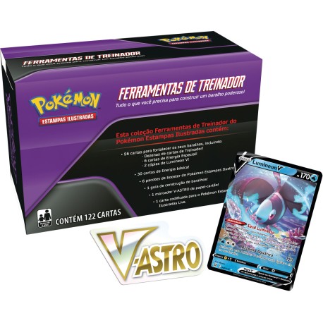 Box Pokémon Ferramentas De Treinador Lumineon V Copag