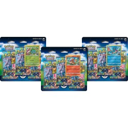 3 Triple Pack Pokémon GO Bulbasaur, Charmander e Squirtle Copag