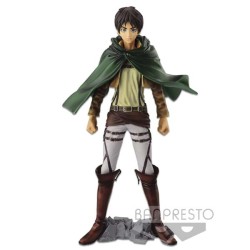 Boneco Attack On Titan Eren Yeager Master Stars Piece Bandai Banpresto