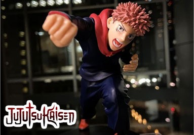 Boneco Jujutsu Kaisen Yuji Itadori Bandai Banpresto